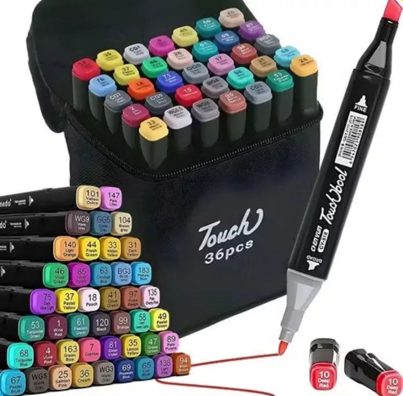 Canetinhas Touch 36, 48, 60, 80, 120 e 168 cores mega promoção e entrega gratis