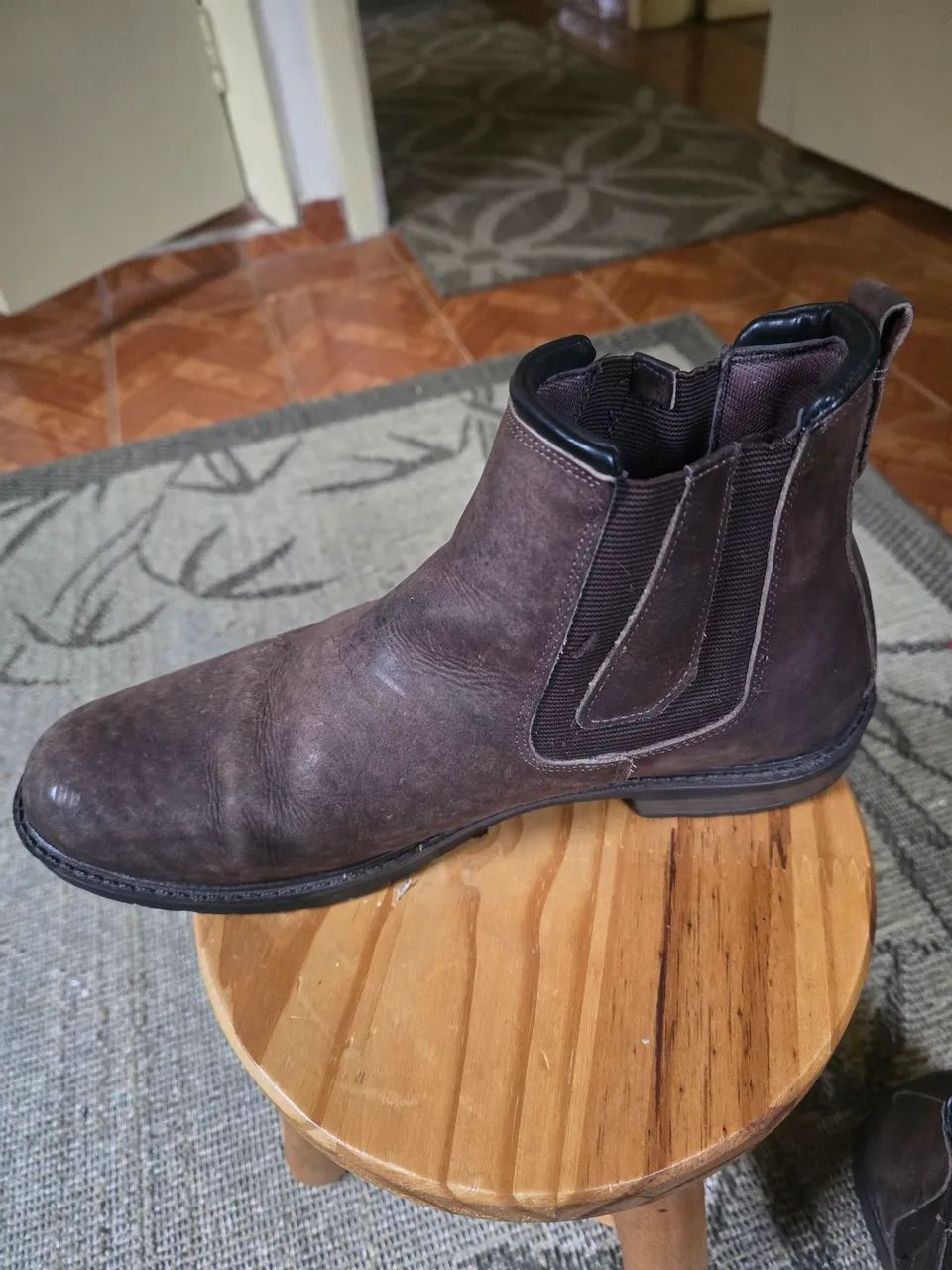 Bota Couro legítimo Marrom  - Foto 5