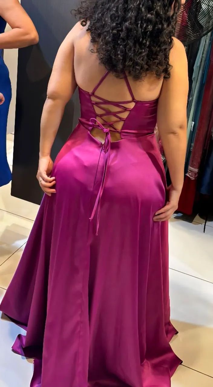 Vestido Zibeline Fuscia  - Foto 2