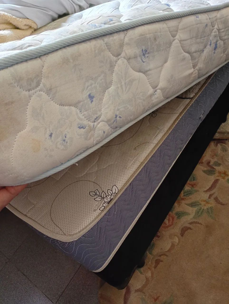 Cama box solteiro com colchão! - Foto 2