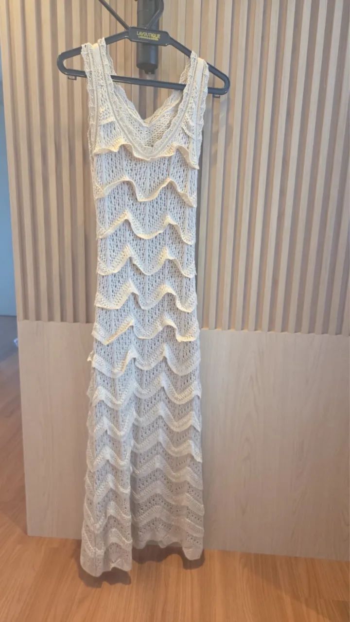 Vestido midi em tricot - Foto 2