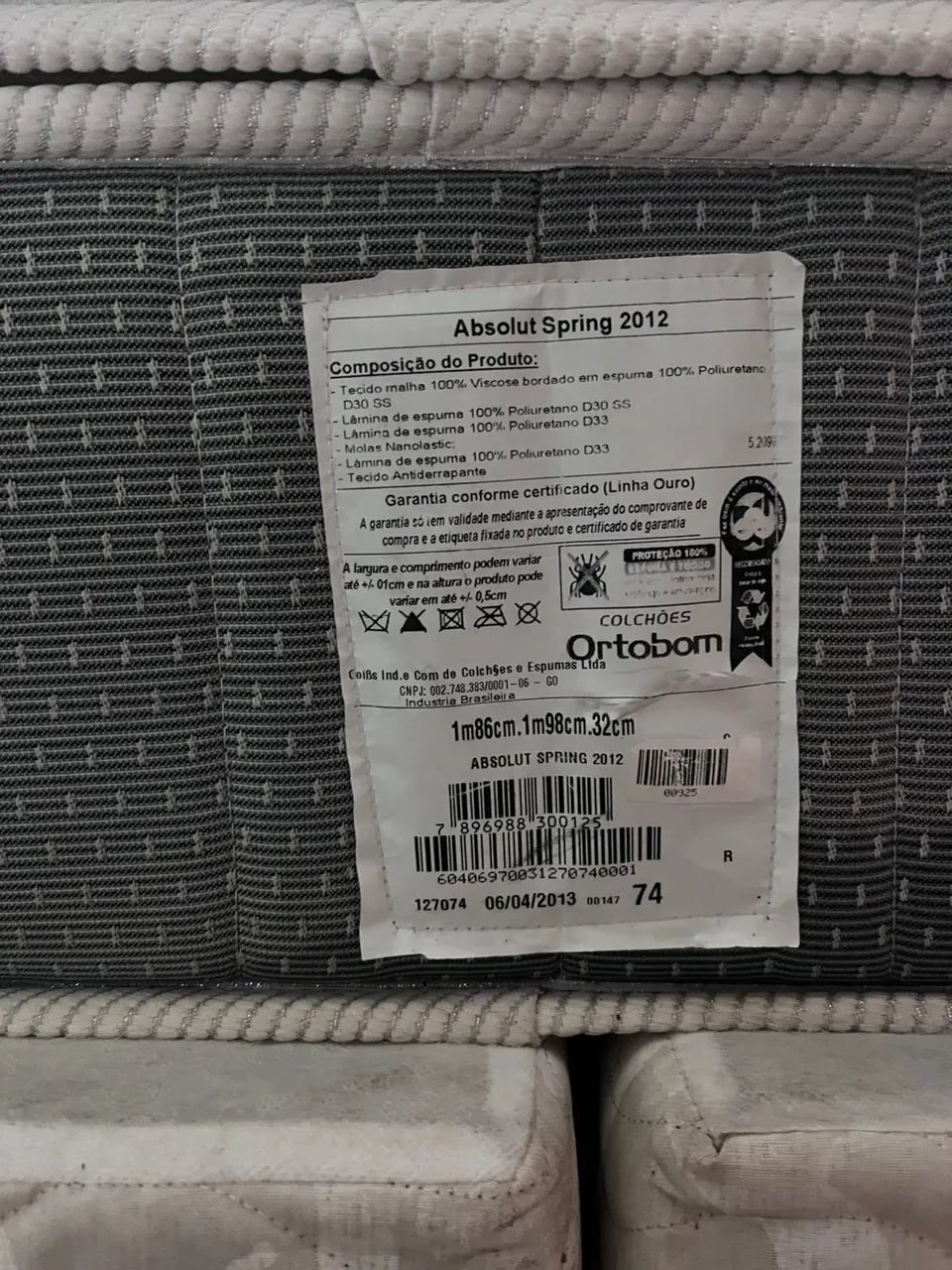 Cama Box King Size Ortobom Absolut Spring  - Foto 5