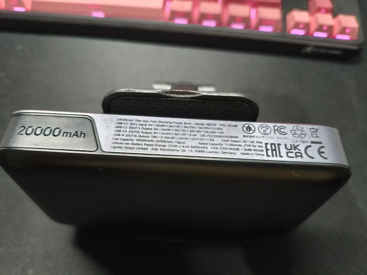 Powerbank Ugreen 20000mAh 100W - Foto 3
