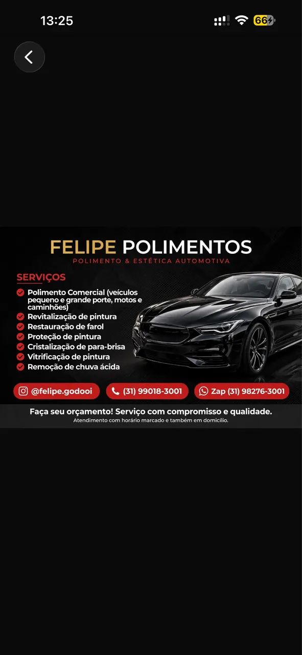 Polimento Comercial e Técnico 