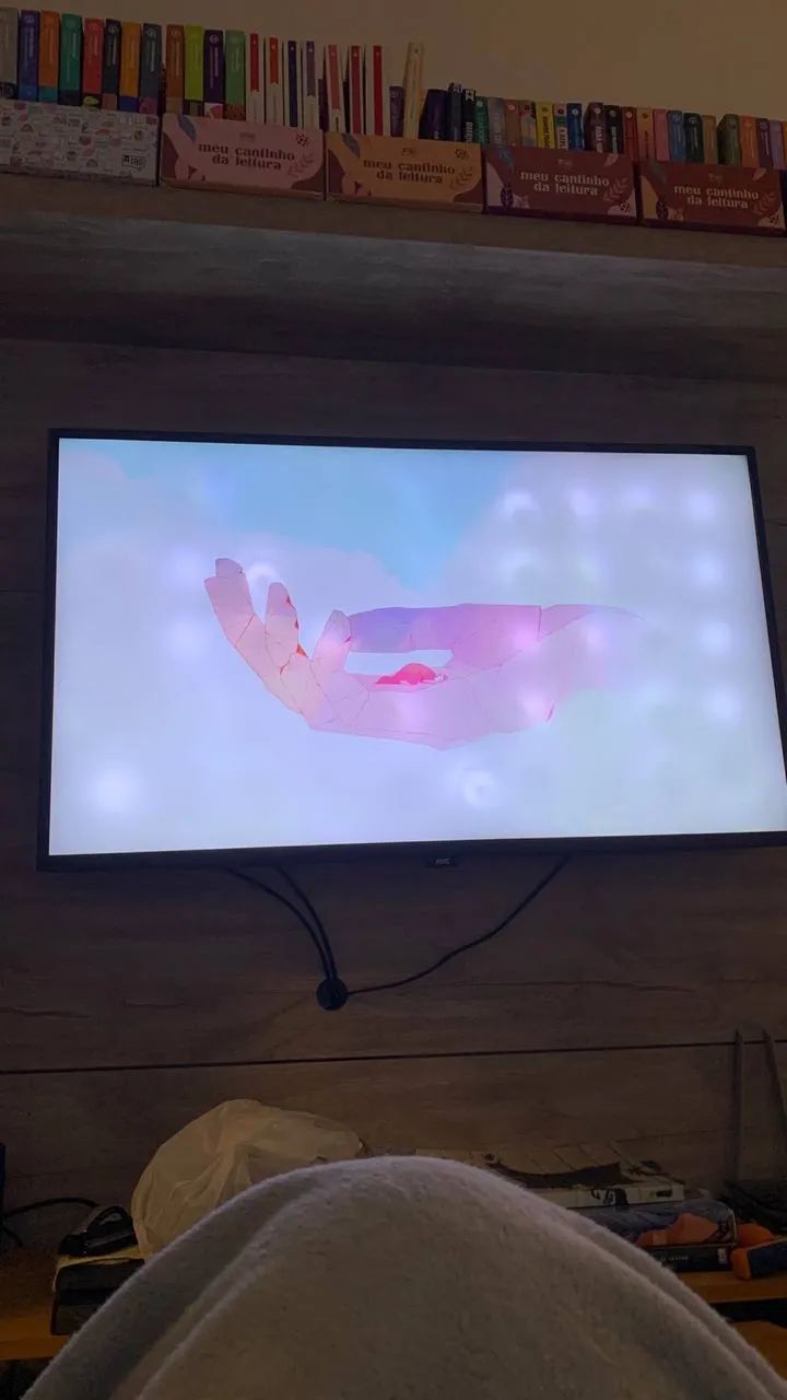 TV AoC 43 polegadas com defeito na tela - Foto 4