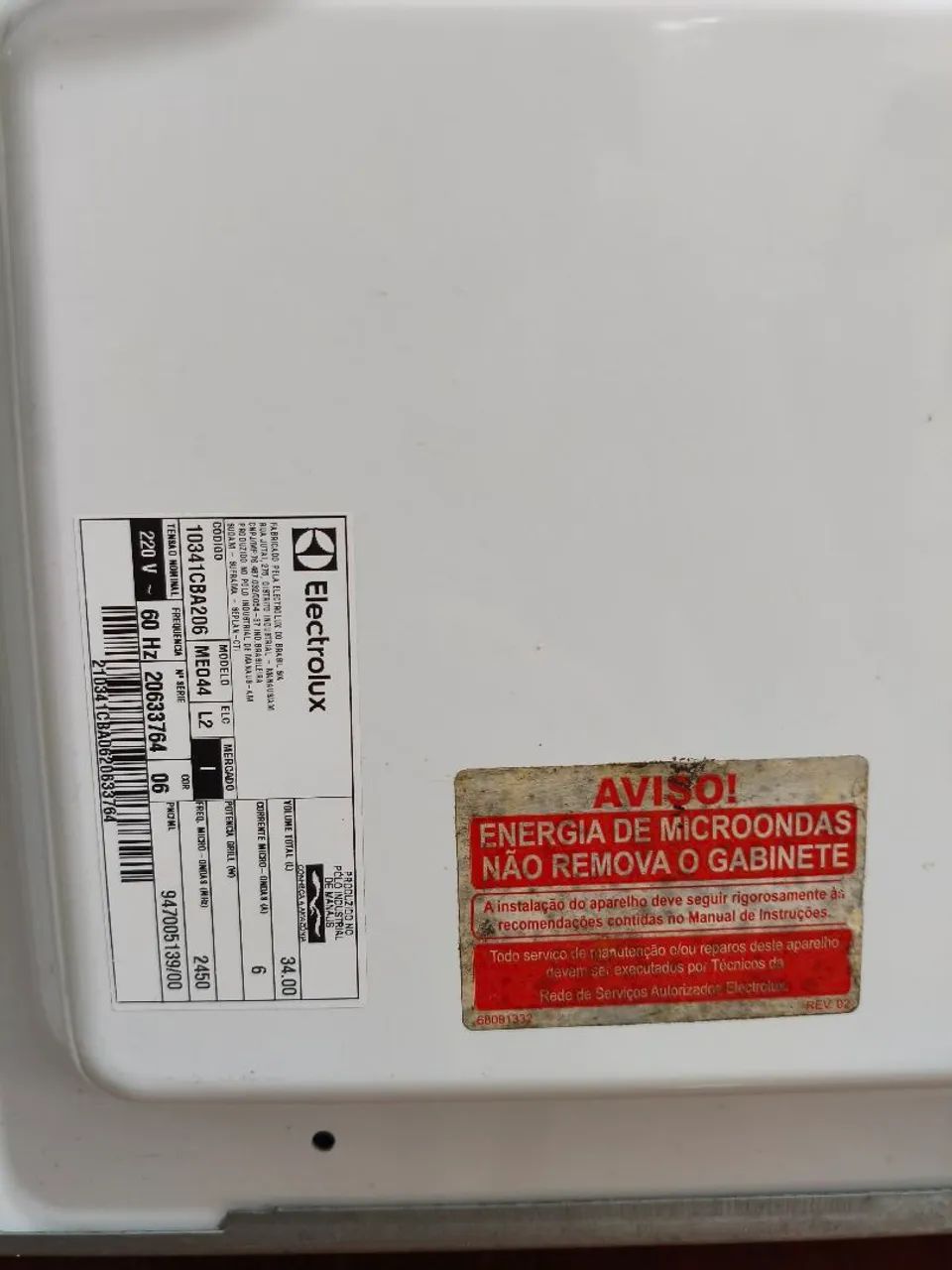 Micro-ondas Electrolux 34L - Funcionando Perfeitamente - Ótimo Estado - Foto 4
