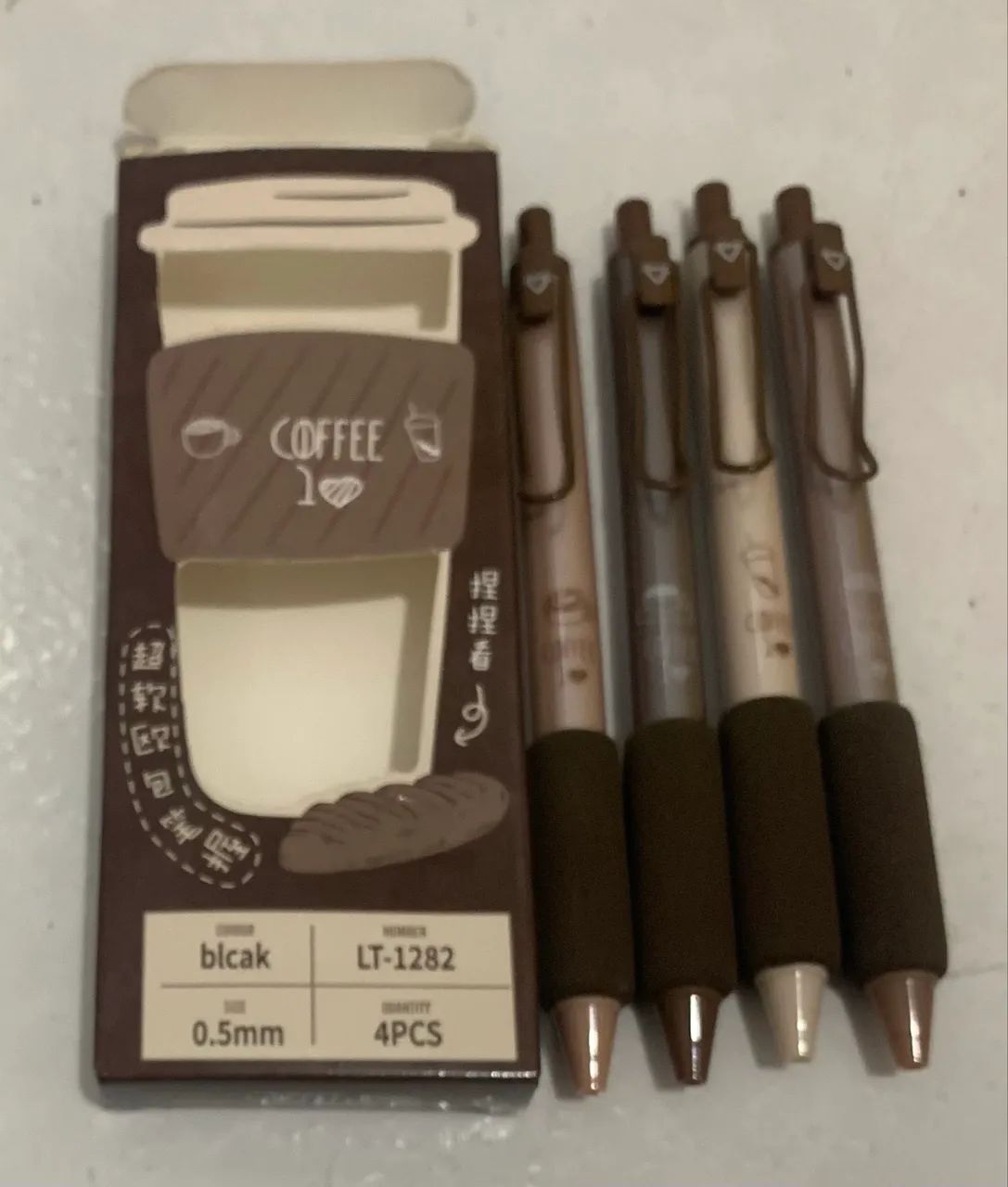 Kit canetinhas amo café