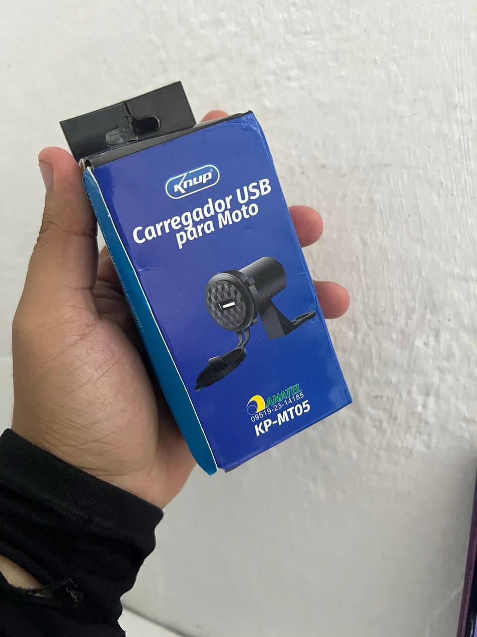 Carregador de celular para moto