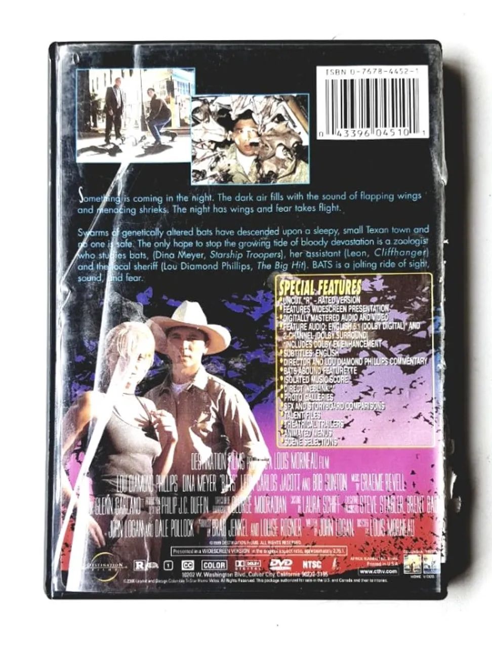 Dvd Importado Original - Bats (Lou Diamond Phillips) - 1999 - Usado  - Foto 5