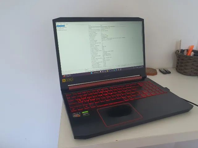 Notebook Gamer Acer Nitro 5 Ryzen 7 Com Placa de Vídeo e 1TB