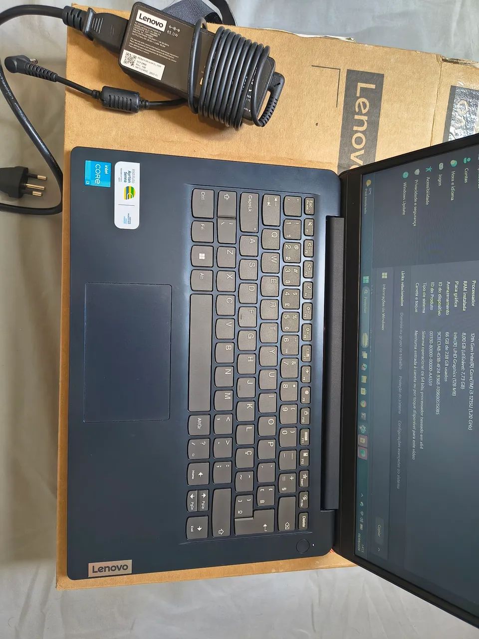 Notebook Lenovo IdeaPad 1 14IAU7BR  - Foto 3