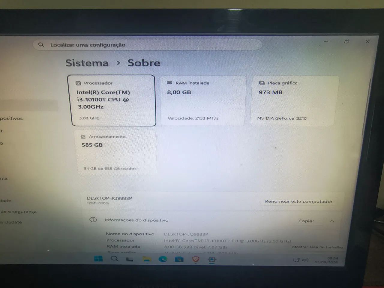 Computador Completo ( i3 de décima geração) - Foto 3