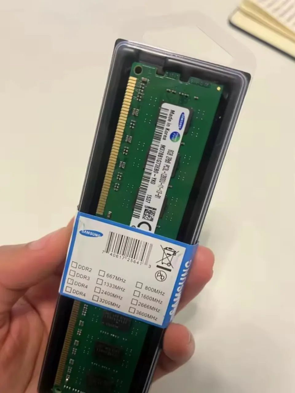 Memória RAM Samsung 8GB DDR3 1600MHz