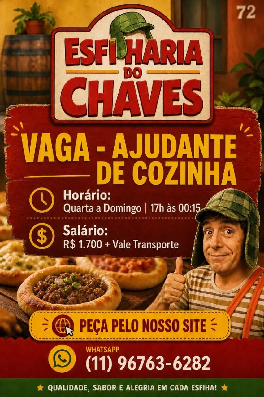 Início imediato!