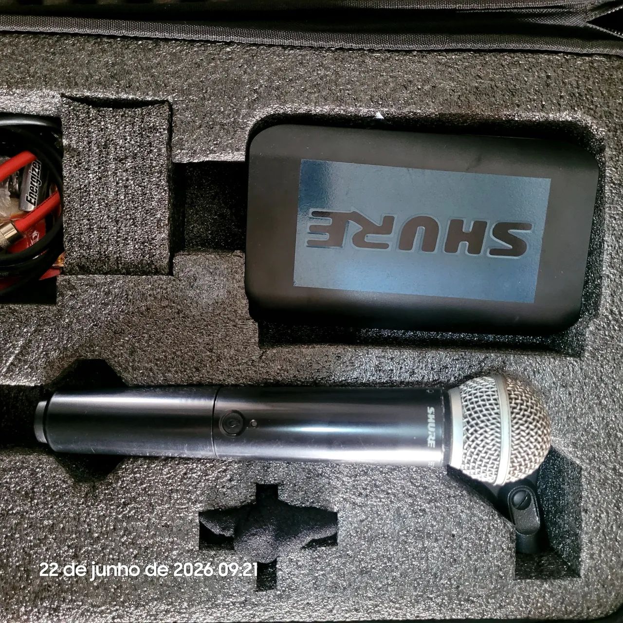 Microfone   Shure  beta  58 A   sem  fio - Foto 3