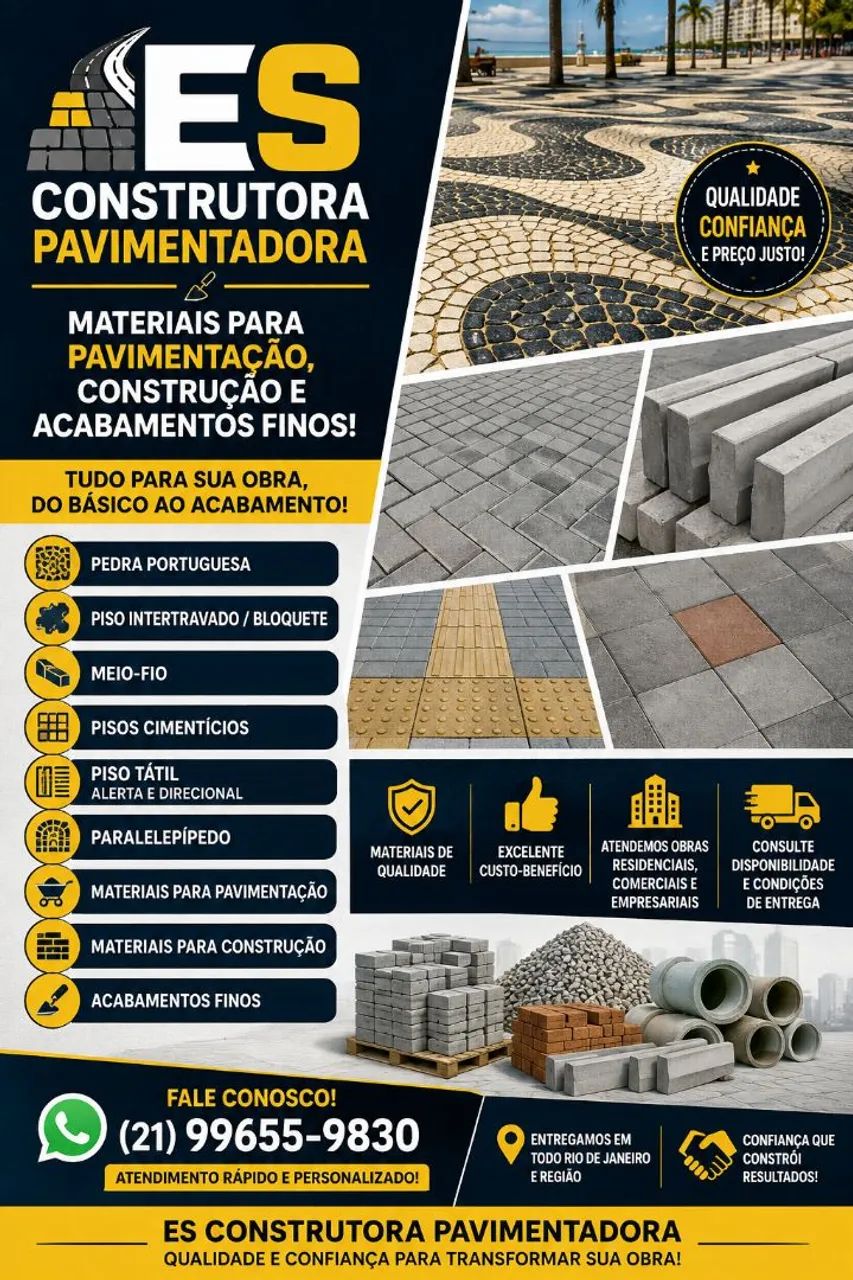 Matérias cimenticios em geral 