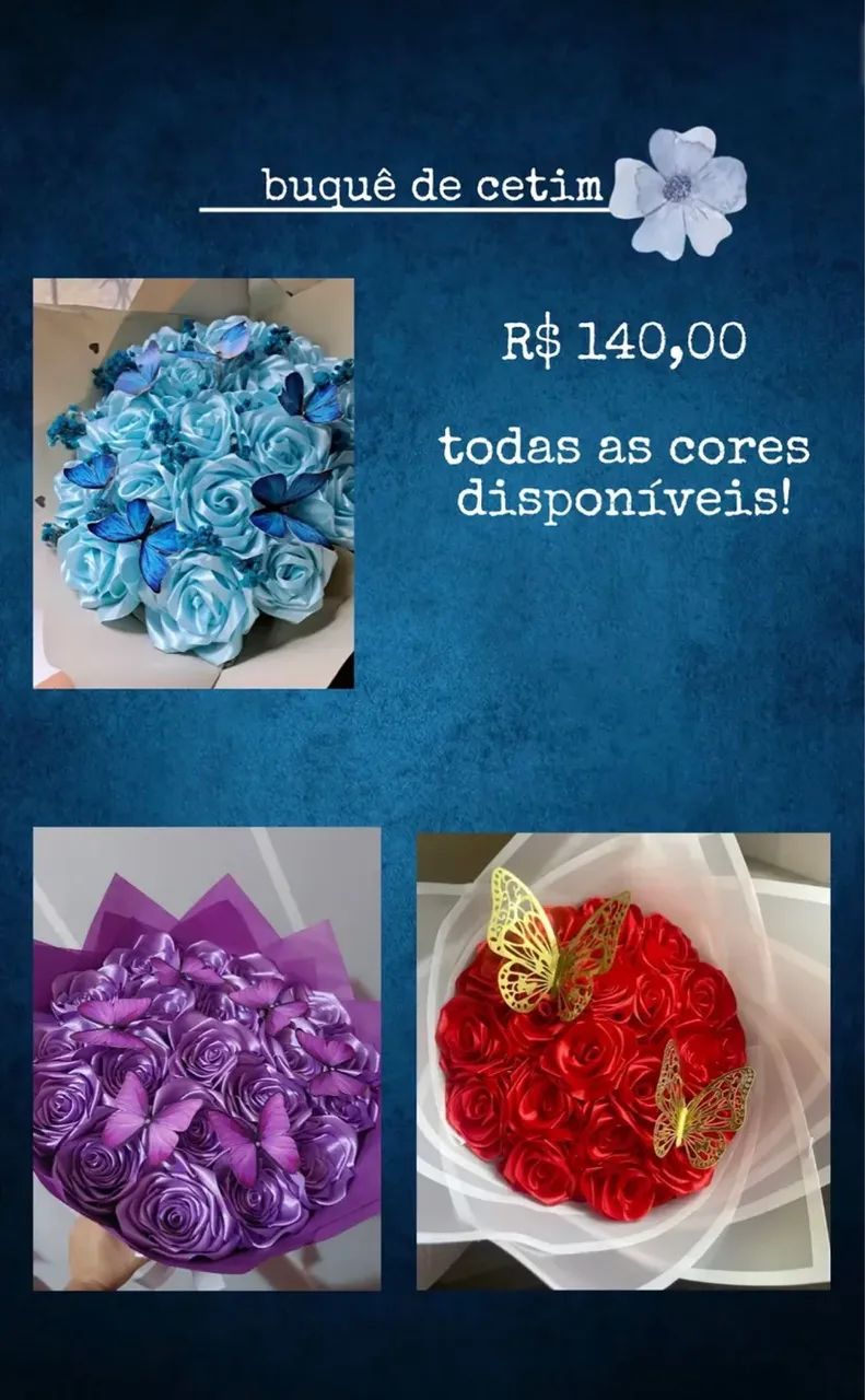 Buquês de cetim  - Foto 3