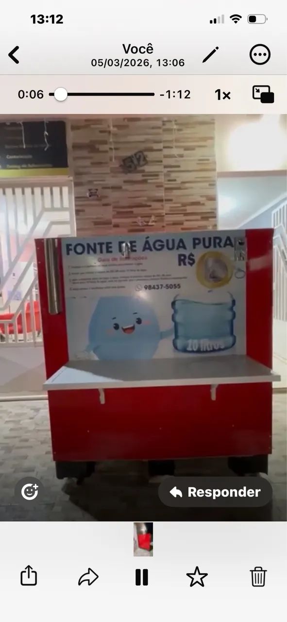 Máquina de vender água  - Foto 3