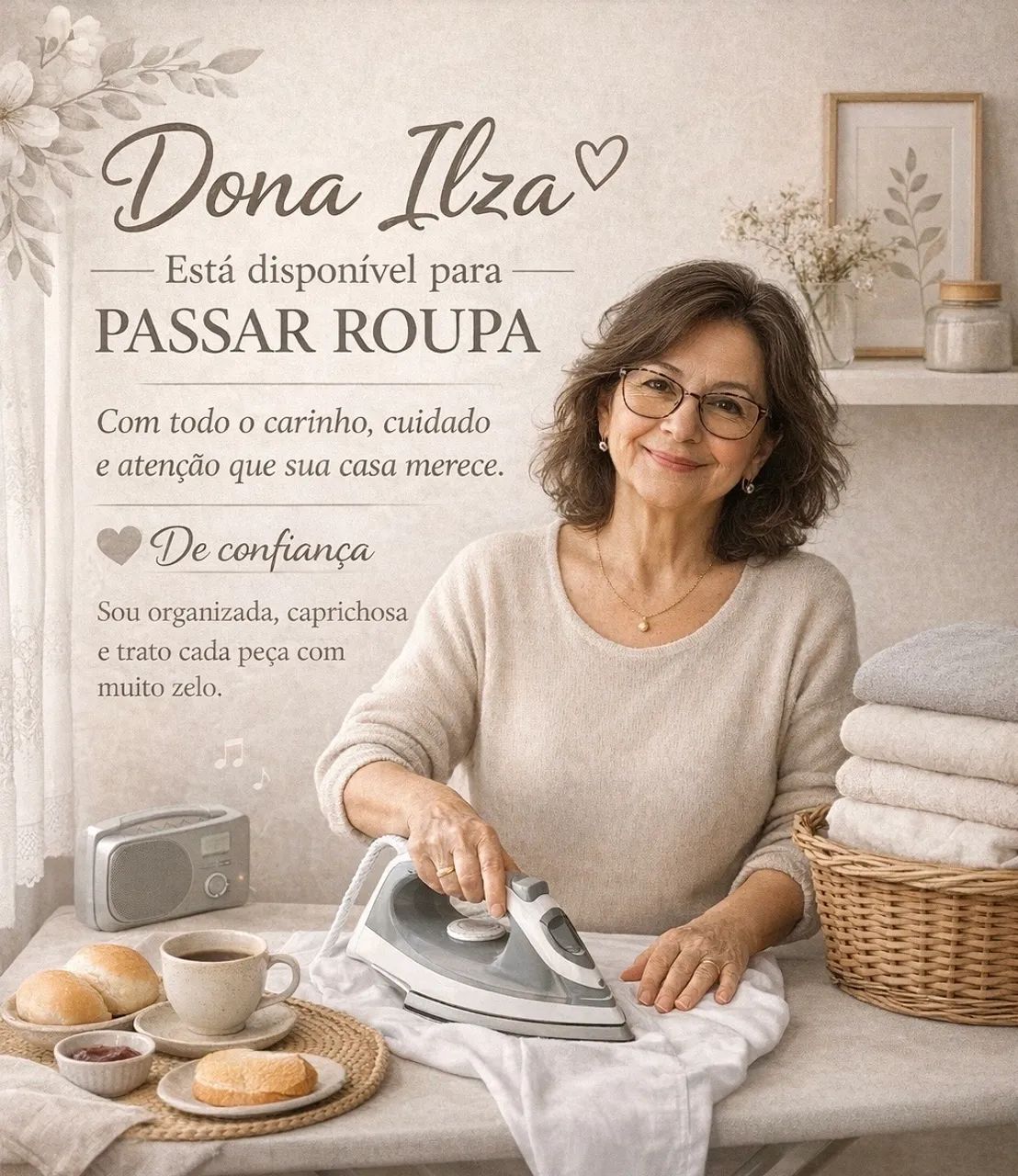PASSADEIRA DE ROUPAS - SERVIÇOS GERAIS
