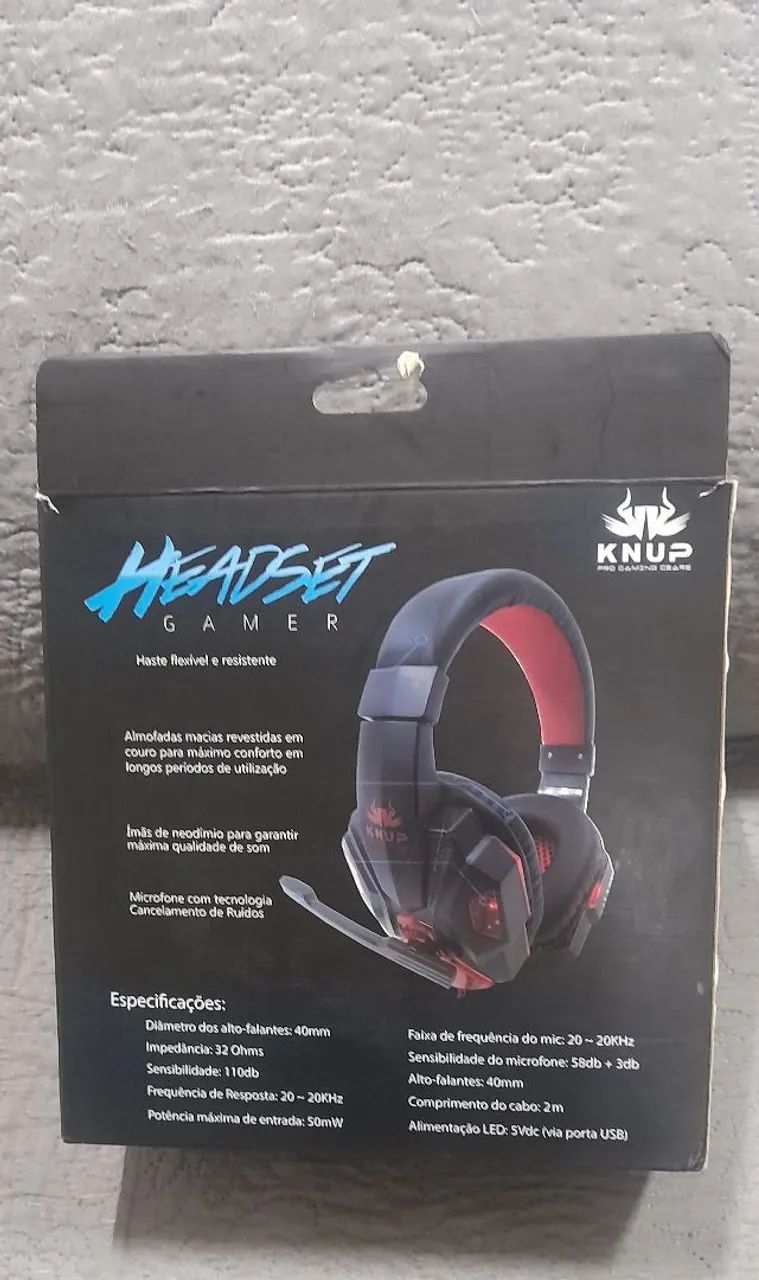 Fone Headset Gamer profissional  Led Rgb conexão USB Pc Notebook Ps4 Microfone  - Foto 4