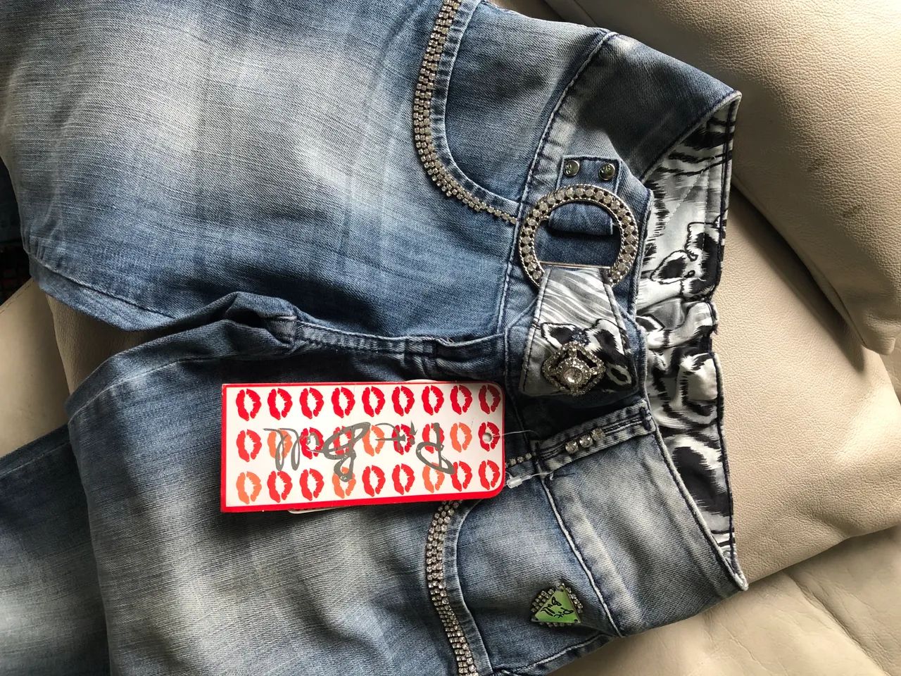 Calça Jeans Marca PitBull Original número 36