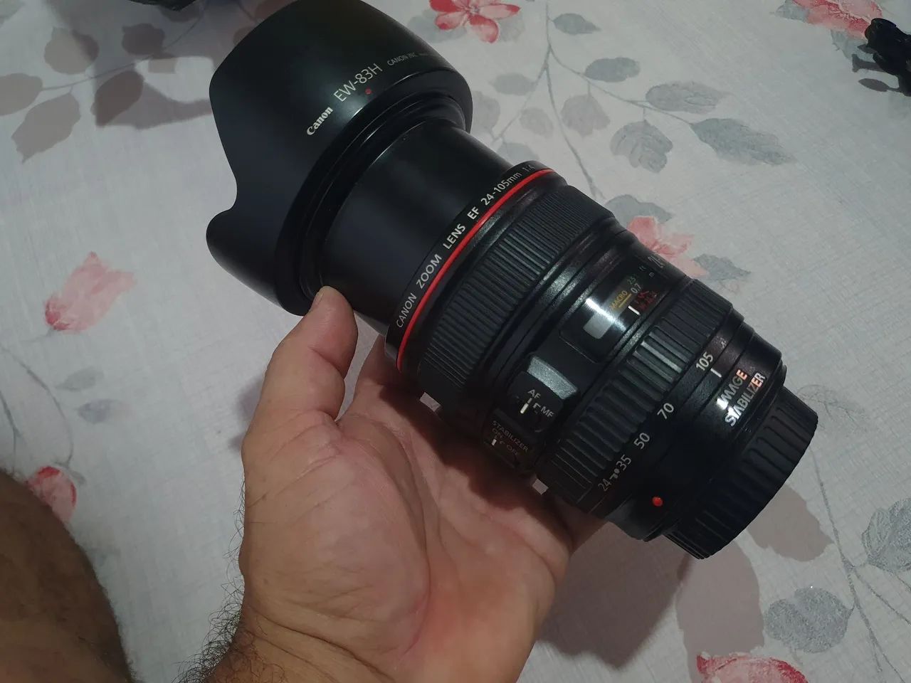 Canon EF 24-105mm L f4 lente impecável.  - Foto 3