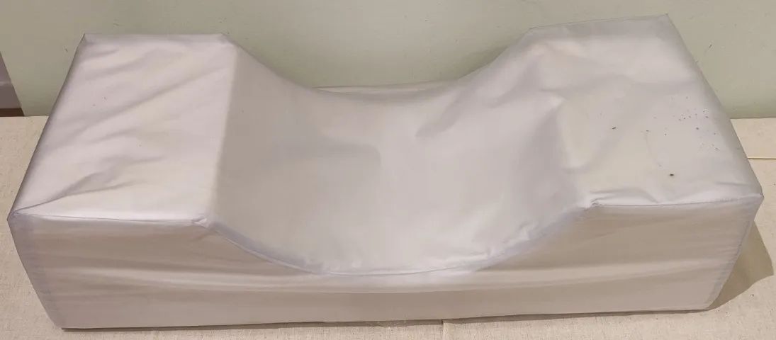 Almofada Lash Pillow Branca para Extensão de Cílios com Bolsos