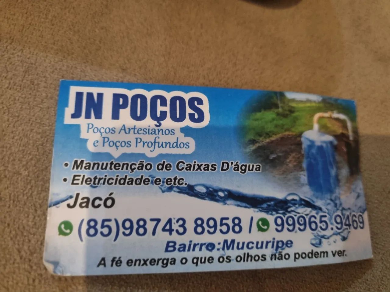 JN poço *
