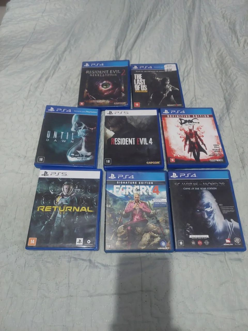 Vende jogos ps4 e ps5