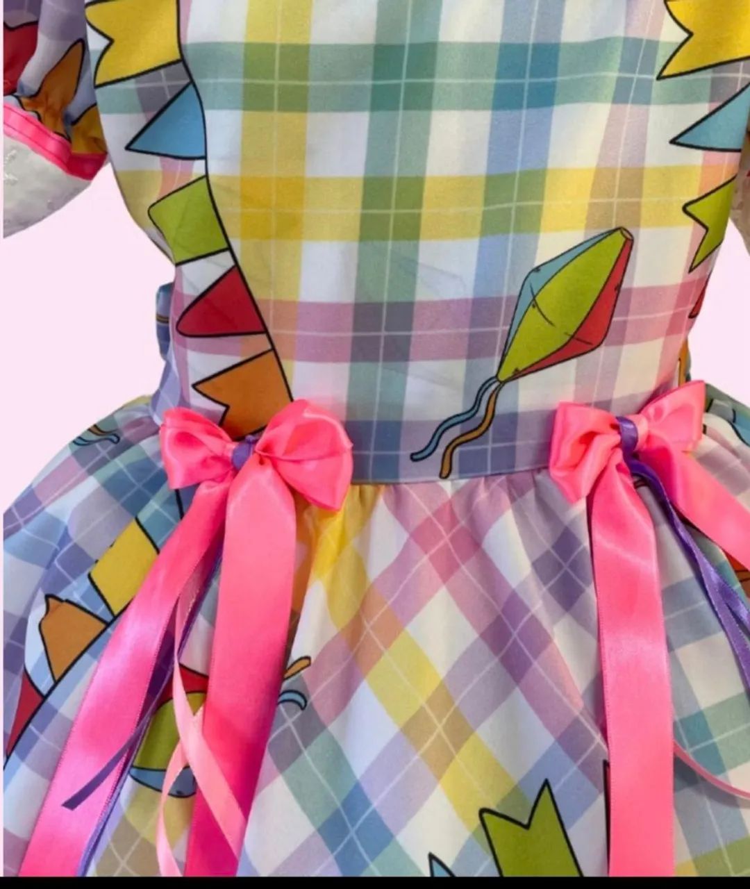 Vestido infantil junino  - Foto 4