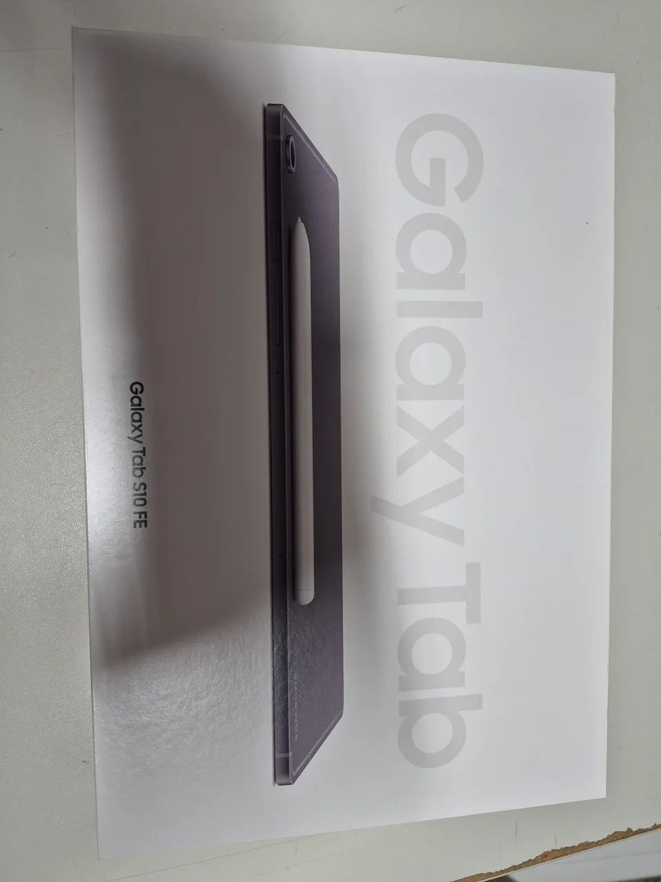 TABLET SAMSUNG S10 Fe NOVO LACRADO
