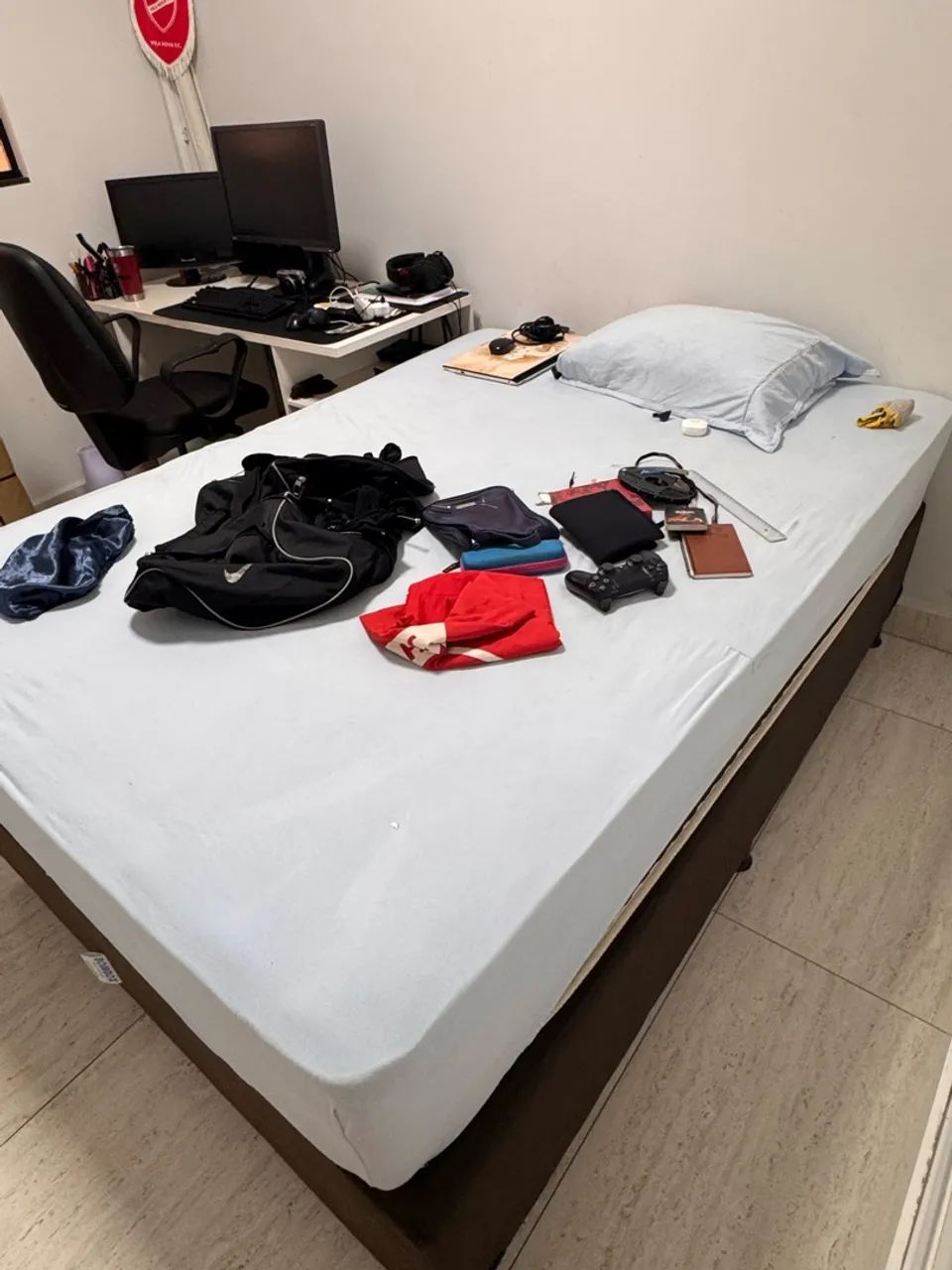Vendo cama box casal - Foto 4