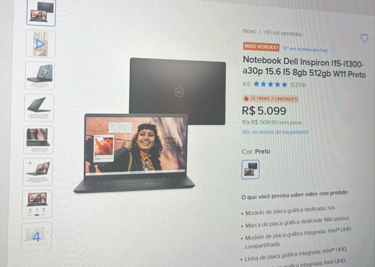 Notebook Dell Inspiron  - Foto 4