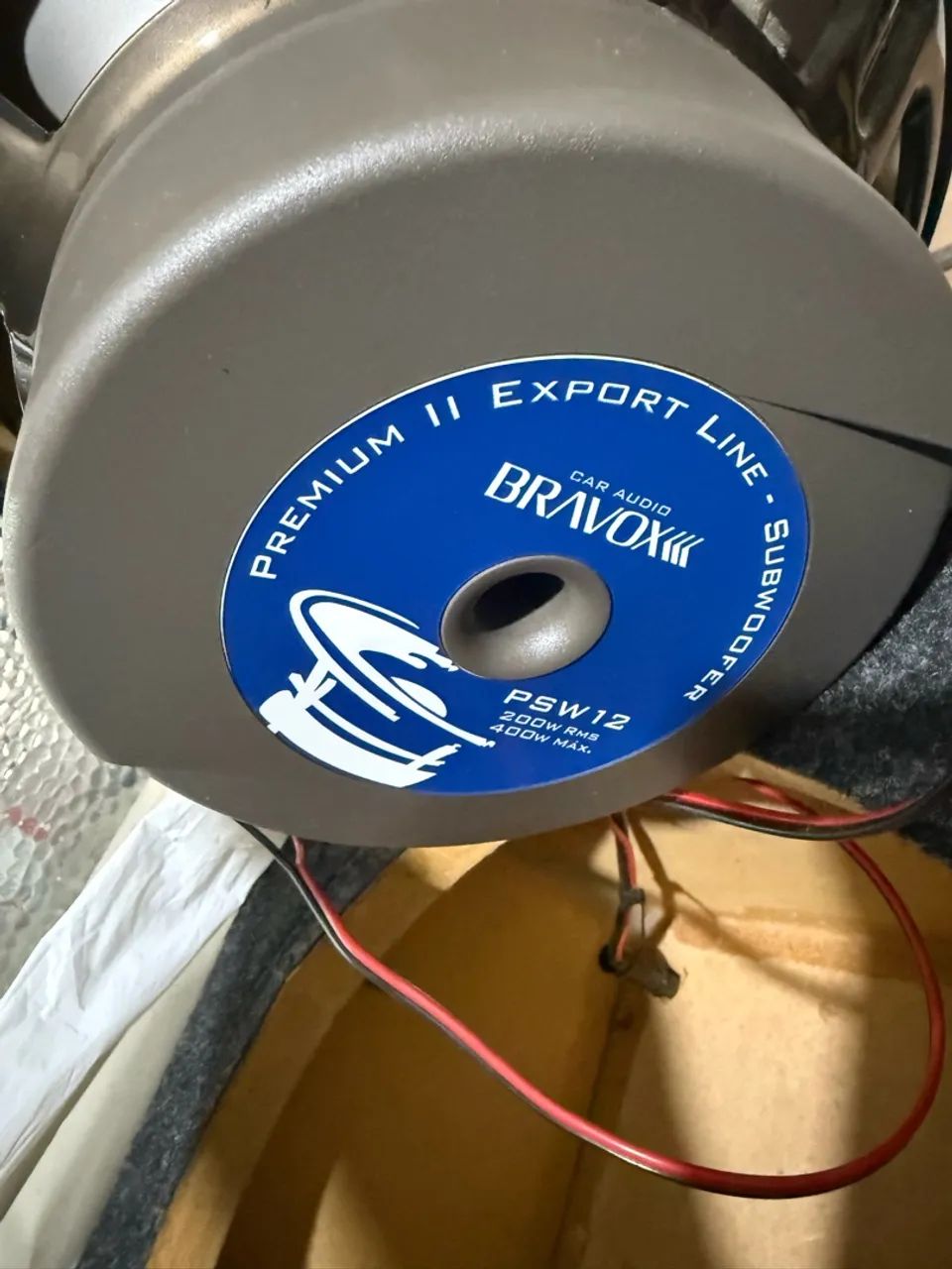 Subwoofer bravox PSW12 12 polegadas com caixa - Foto 2