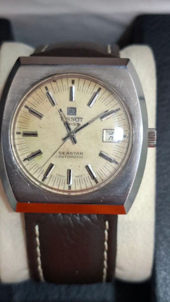 Relógio tissot visodate seastar automátic anos 70