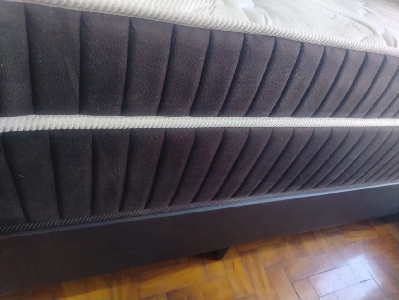 Cama Ortobom Queen size box bipartido  - Foto 5
