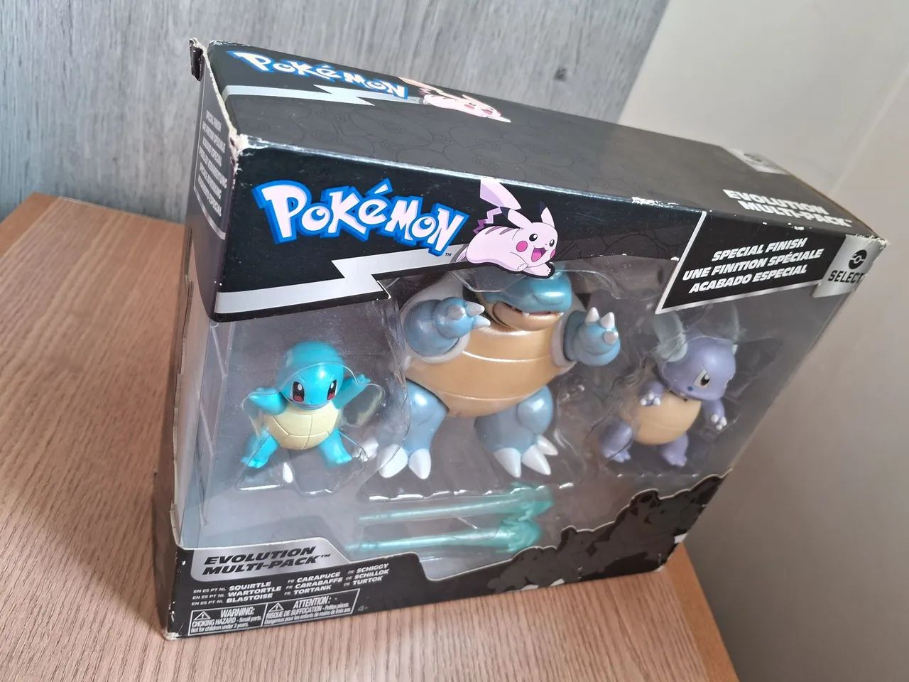 Pokémon Select Squirtle Warturtle Blastoise Multipack Evolution Figure - Foto 4