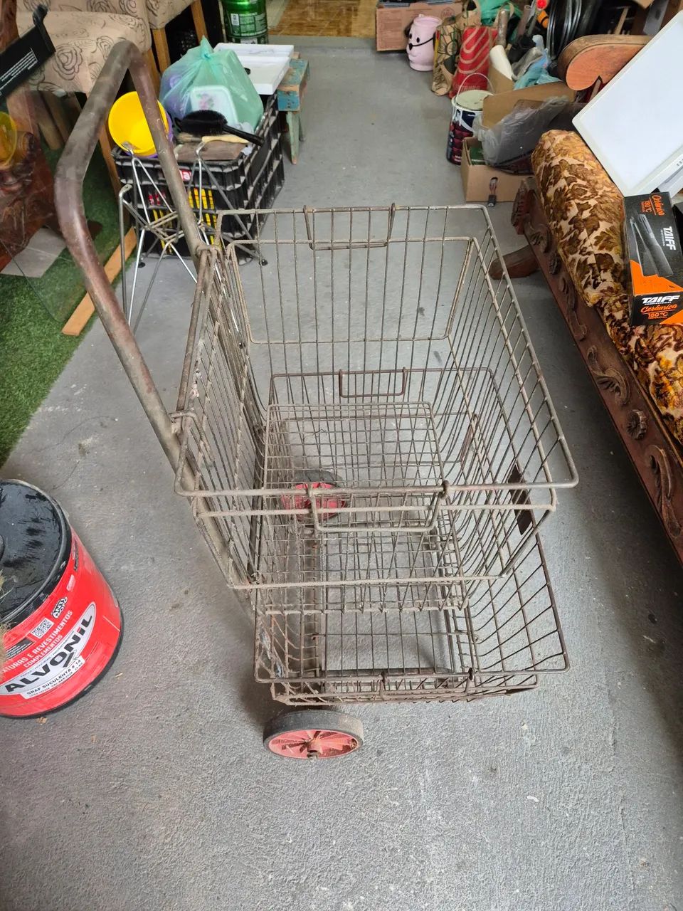 Carrinho de feira antigo - Foto 4