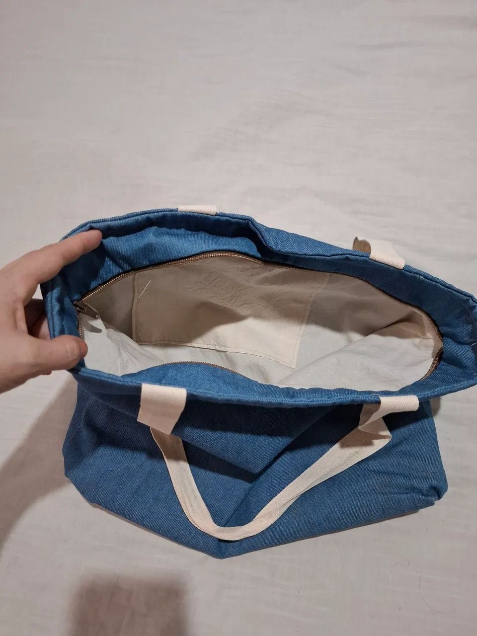 Bolsa jeans forrada - Foto 2
