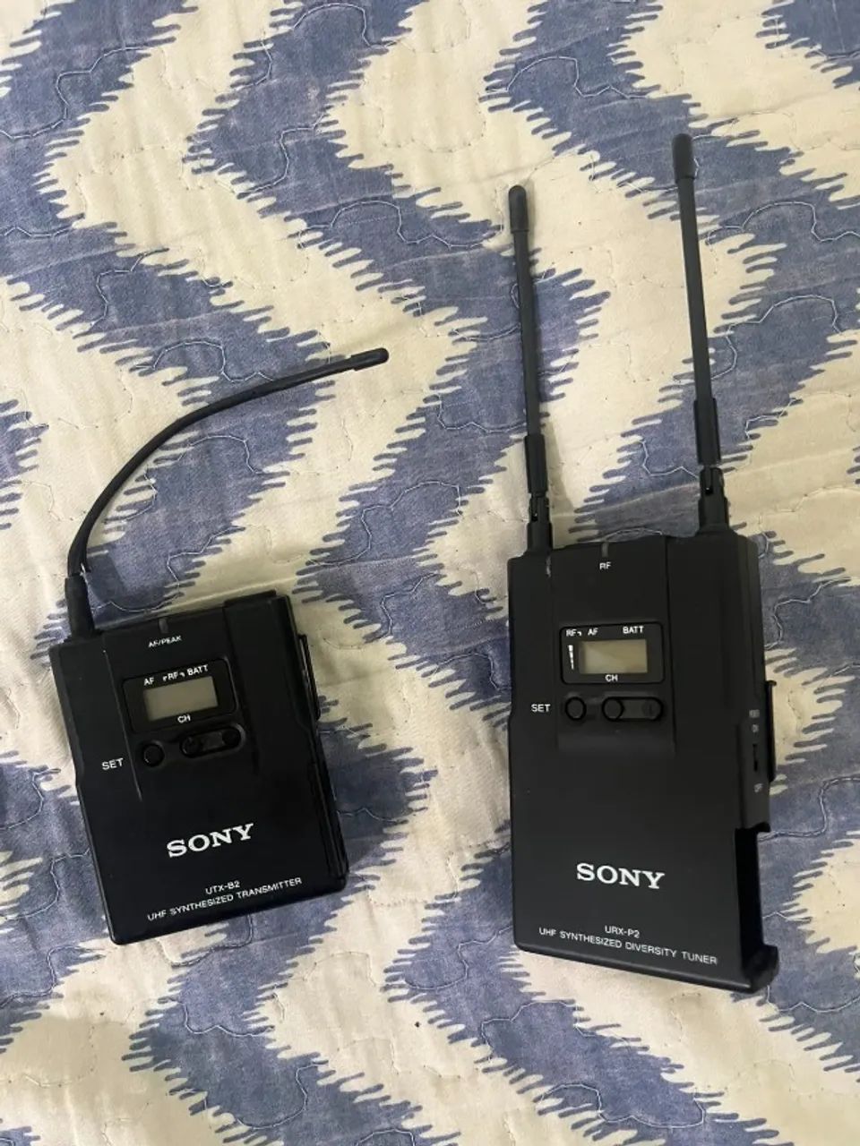  Microfone Sem Fio Sony UTX-B2 + URX-P2 UHF