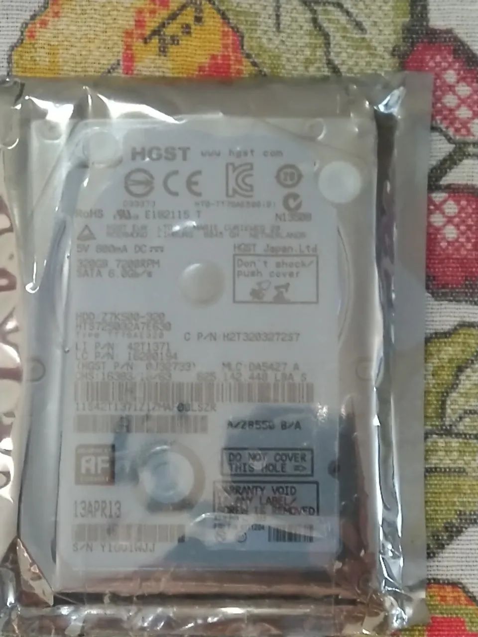 HD de notebook HGST 2,5" 320 GB - Foto 5
