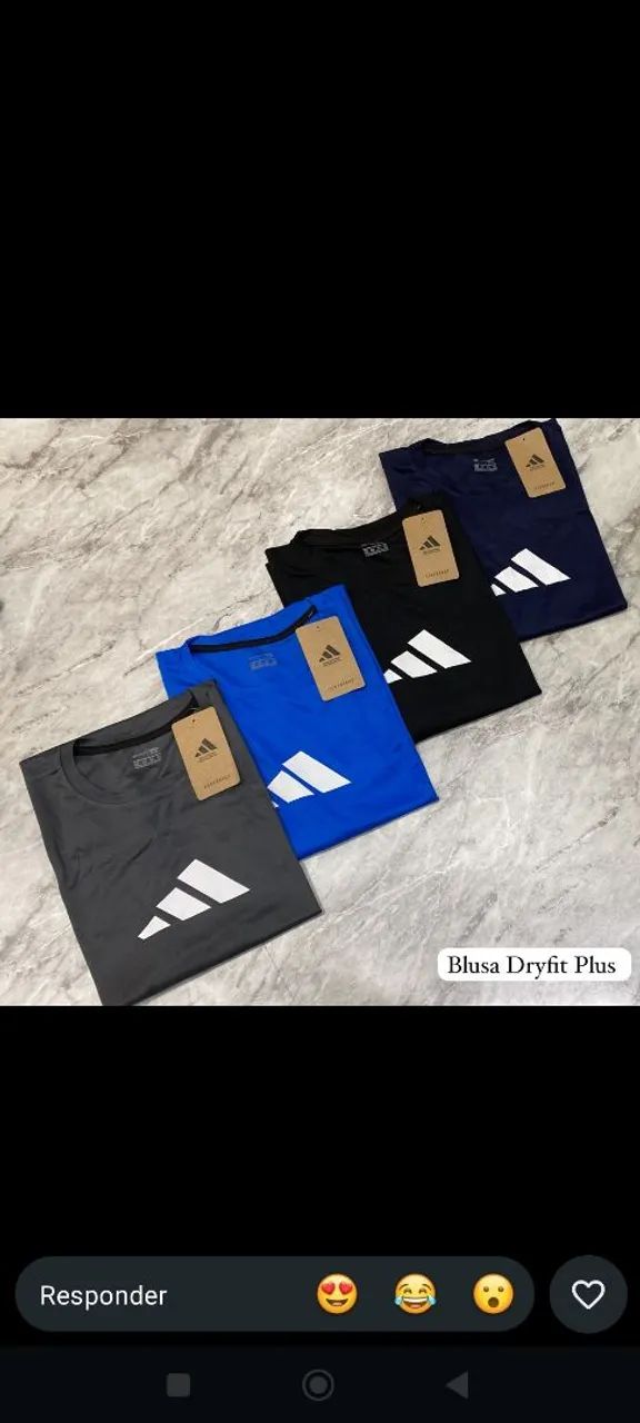 camisas dry fit plus sizes do g1 ao g6 - Foto 3