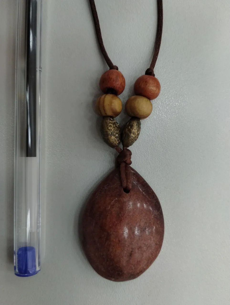 Colar com Pedra Natural 