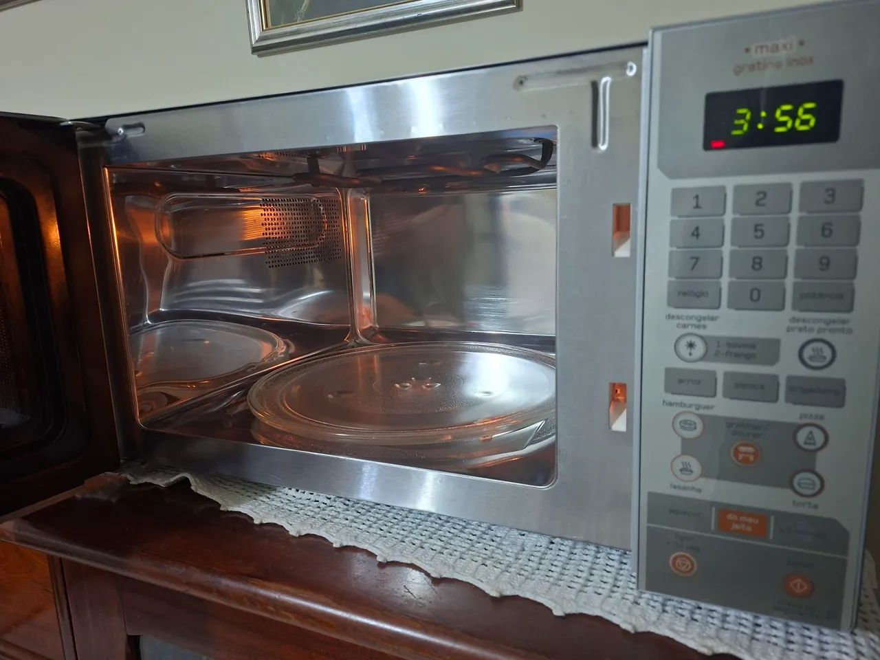Microondas Brastemp inox - Foto 3