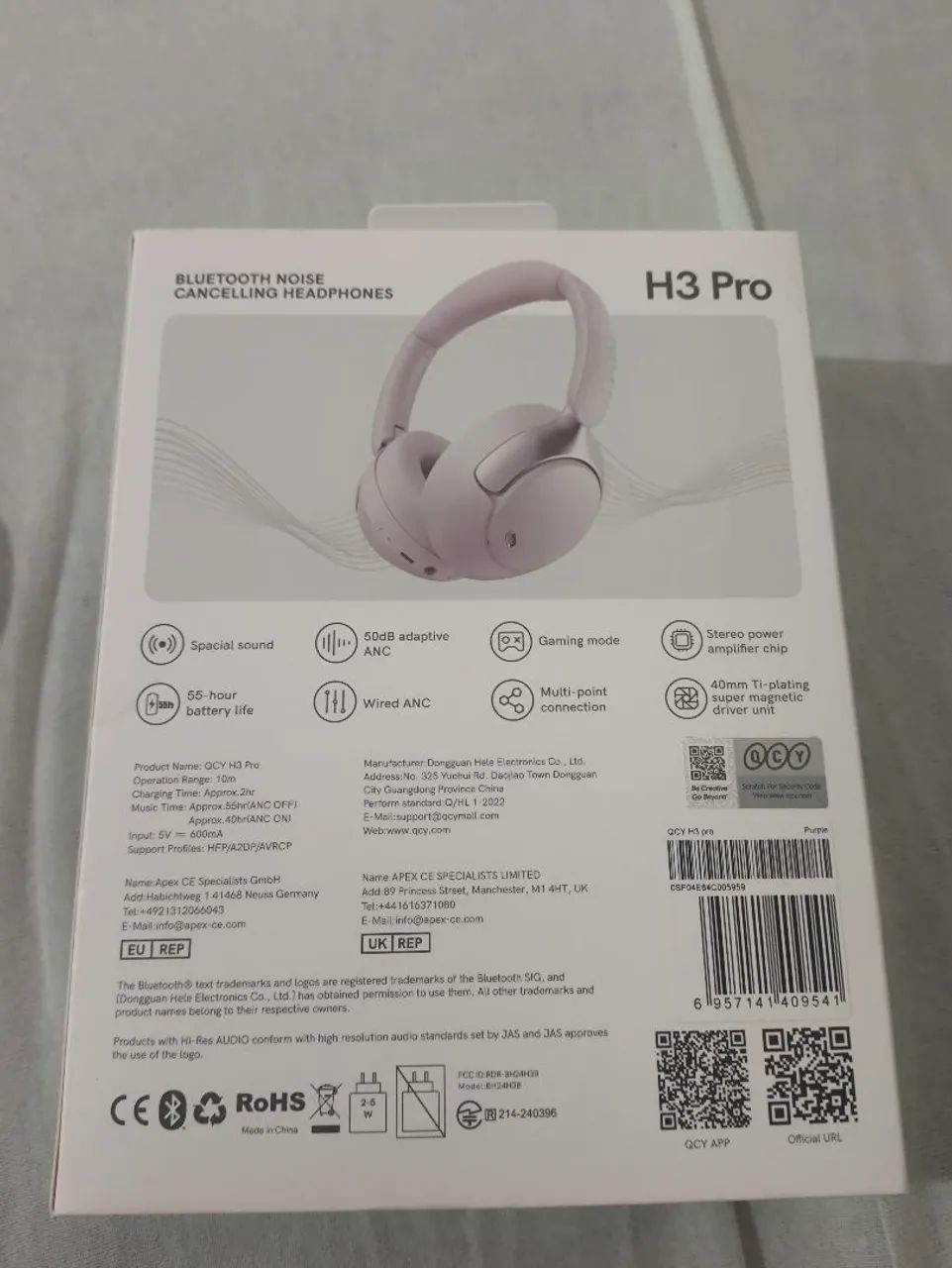 Fone headset bluetooth QCY H3 Pro - Foto 4