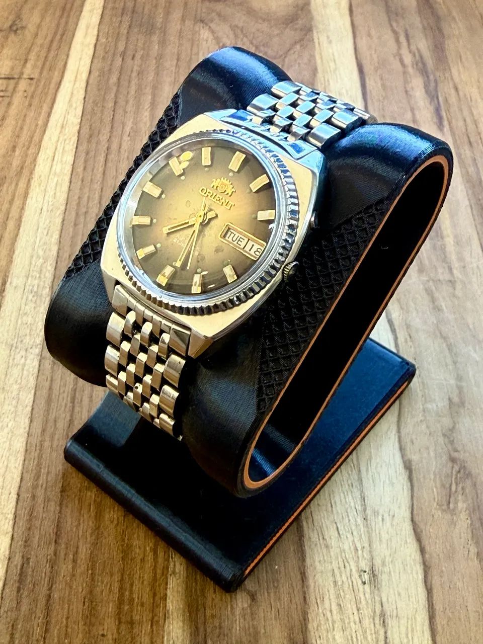 Relógio Orient Vintage Sunburst Dial - 1970 - Foto 2