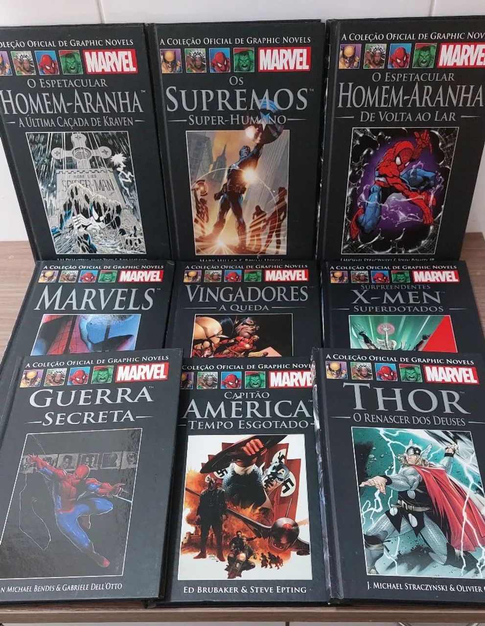 Coleção oficial de graphic novels Marvel