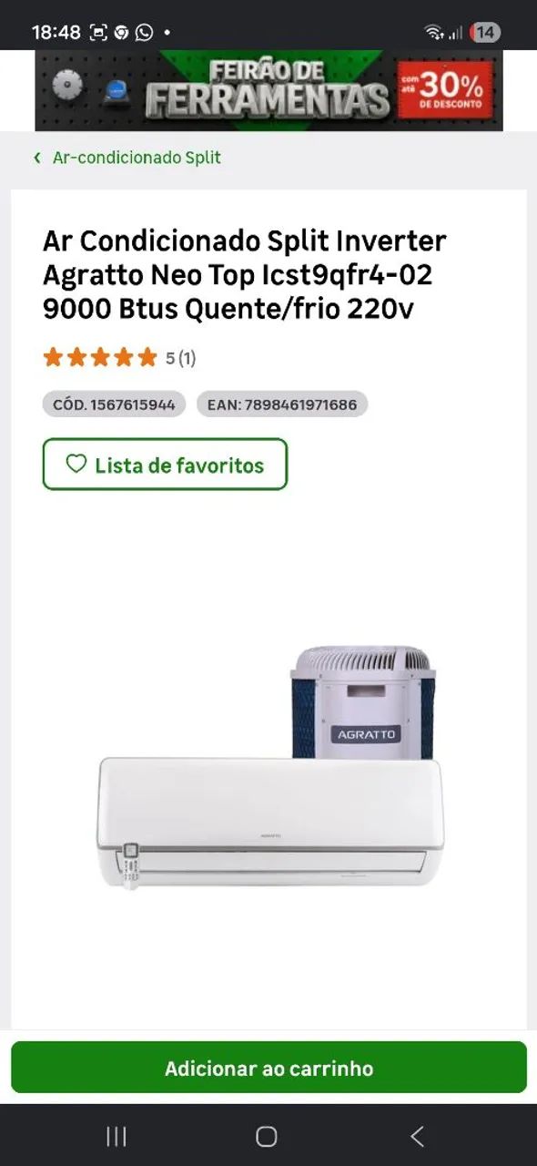 Ar condicionado inverter