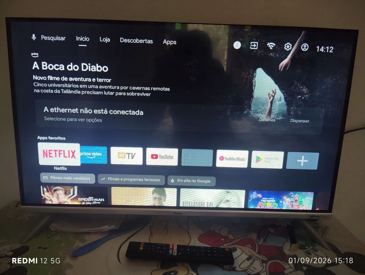 Vendo tv Philco seminovos 32 polegadas valor 800 motivo da venda comprei uma maior 