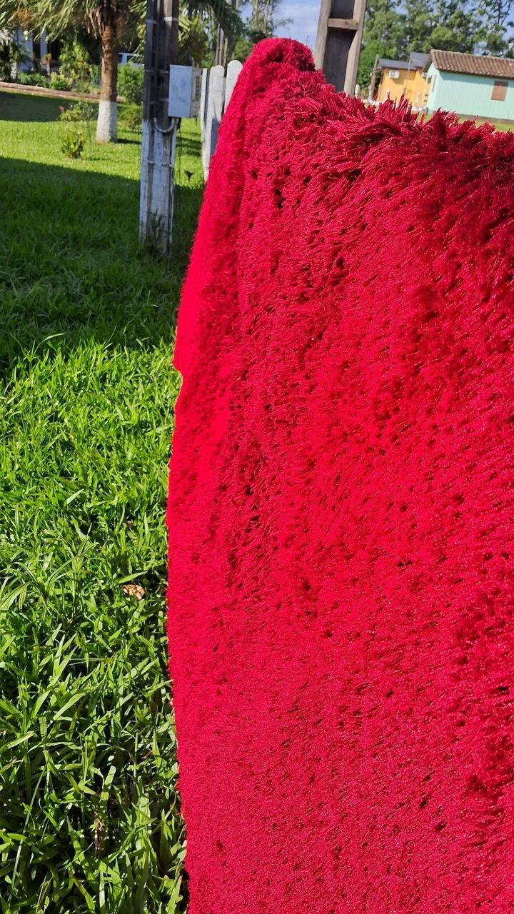 Tapete vermelho grande  - Foto 4